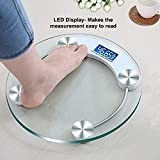 RTB Electronic Thick Tempered Glass & LCD Display Digital Personal Bathroom Health Body Weight Weighing Scales For Body Weight, Weight Scale Digital For Human Body, Weight Machine For Body Weight
